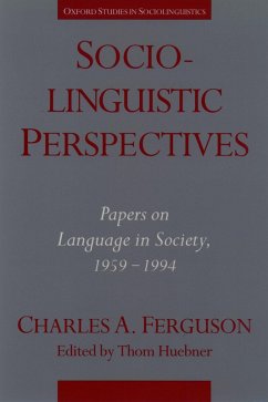 Cover Sociolinguistic Perspectives (eBook, PDF)