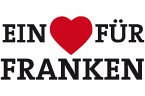 Kühlschrankmagnet 'Ein Herz für Franken'