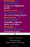 A Dictionary of the English Language: an Anthology (eBook, ePUB)