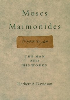 Moses Maimonides (eBook, PDF) - Davidson, Herbert