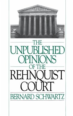 Cover The Unpublished Opinions of the Rehnquist Court (eBook, PDF)