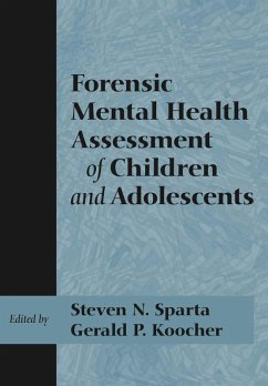 Forensic Mental Health Assessment of Children and Adolescents (eBook, PDF)