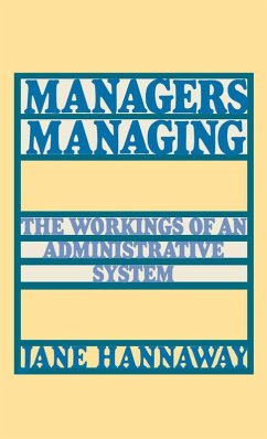 Cover Managers Managing (eBook, PDF)