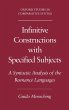 Infinitive Constructions with Specified... - Bild 1
