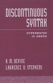 Discontinuous Syntax (eBook, PDF)