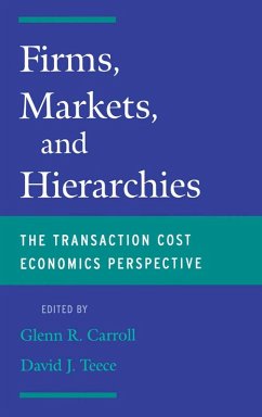 Cover Firms, Markets and Hierarchies (eBook, PDF)