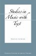 Studies in Music with Text (eBook, ePUB) - Bild 1