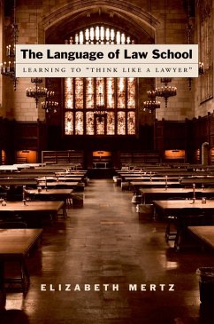 The Language of Law School (eBook, ePUB) - Mertz, Elizabeth