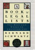 A Book of Legal Lists (eBook, PDF)