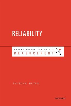Understanding Measurement: Reliability (eBook, PDF) - Meyer, Patrick