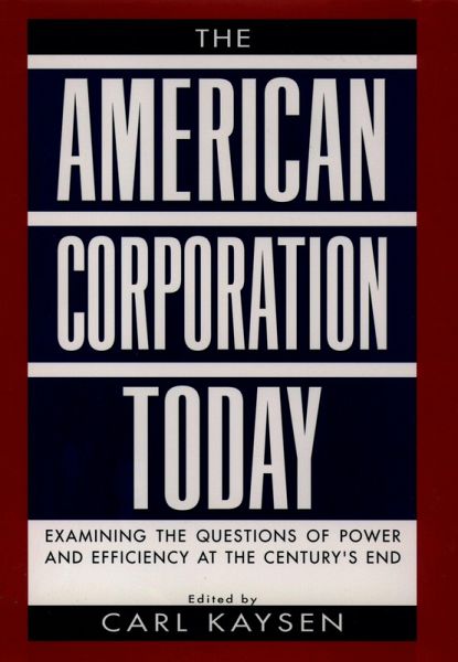 The American Corporation Today (eBook, PDF) The American Corporation Today (eBook, PDF)