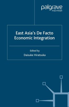 East Asia's De Facto Economic Integration (eBook, PDF)