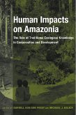 Human Impacts on Amazonia (eBook, ePUB)