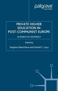 Private Higher Education in Post-Communist Europe (eBook, PDF)