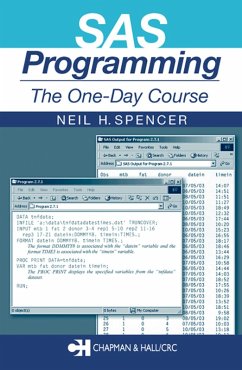 SAS Programming (eBook, PDF) - Spencer, Neil H.