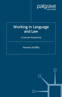 Working in Language and Law (eBook, PDF)