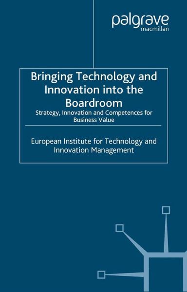 Bringing Technology and Innovation into the Boardroom (eBook, PDF)
