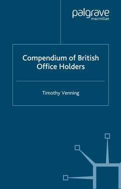 Compendium of British Office Holders (eBook, PDF) - Venning, Timothy
