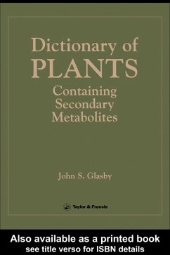 Cover Directory Of Plants Containing Secondary Metabolites (eBook, PDF)