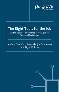 The Right Tools for the Job (eBook, PDF) - Cox, A.; Lonsdale, C.; Sanderson, J.; Watson, G.