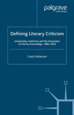 Defining Literary Criticism (eBook, PDF) - Atherton, Carol