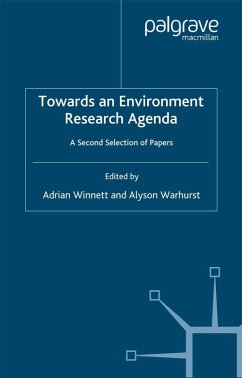 Towards an Environment Research Agenda (eBook, PDF)