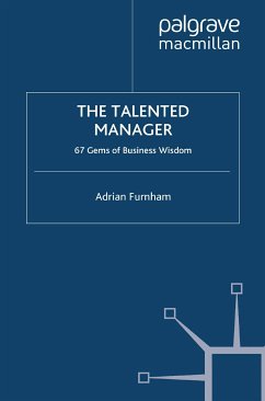 The Talented Manager (eBook, PDF) - Furnham, A.