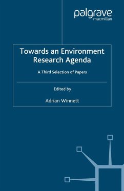 Cover Towards an Environment Research Agenda (eBook, PDF)