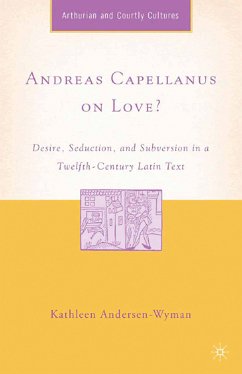 Andreas Capellanus on Love? (eBook, PDF) - Andersen-Wyman, K.