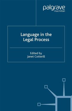 Language in the Legal Process (eBook, PDF)