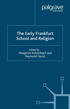 The Early Frankfurt School and Religion (eBook, PDF)