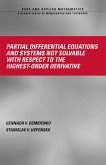 Partial Differential Equations And Systems Not Solvable With Respect To The Highest-Order Derivative (eBook, PDF)