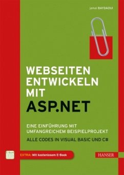 Webseiten entwickeln mit ASP.NET, m. 1 Buch, m. 1 E-Book - Baydaoui, Jamal