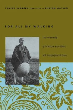 For All My Walking (eBook, ePUB) - Taneda, Santoka