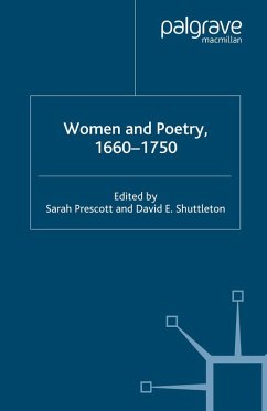 Women and Poetry 1660-1750 (eBook, PDF)