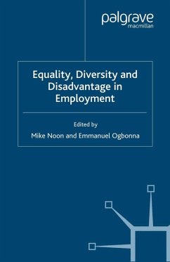 Equality. Diversity and Disadvantage in Employment (eBook, PDF)