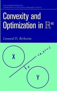 Convexity and Optimization in Rn (eBook, PDF) - Berkovitz, Leonard D.