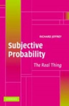 Subjective Probability (eBook, PDF) - Jeffrey, Richard