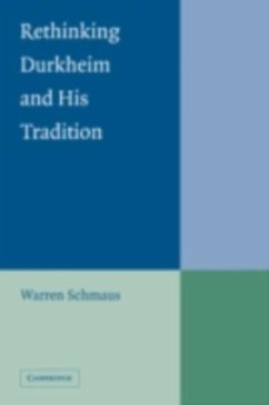 Cover Rethinking Durkheim and his Tradition (eBook, PDF)