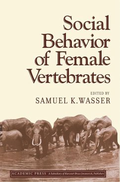 Social Behavior of Female Vertebrates (eBook, PDF)