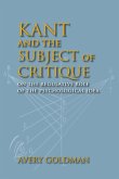 Kant and the Subject of Critique (eBook, ePUB)