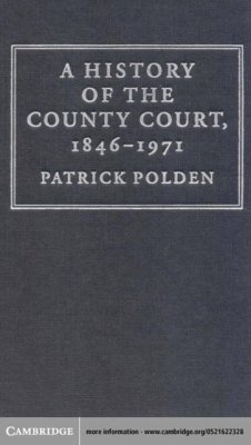 History of the County Court, 1846-1971 (eBook, PDF) Cover History of the County Court, 1846-1971 (eBook, PDF)