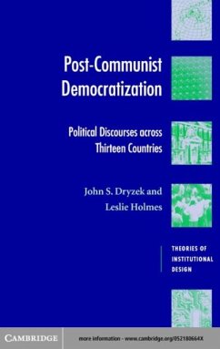 Post-Communist Democratization (eBook, PDF) - Dryzek, John S.