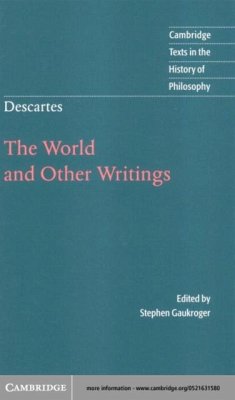 Descartes: The World and Other Writings (eBook, PDF) - Descartes, Rene