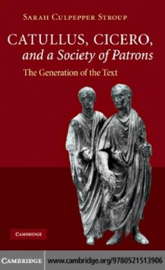 Cover Catullus, Cicero, and a Society of Patrons (eBook, PDF)