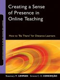 Creating a Sense of Presence in Online Teaching (eBook, PDF) Creating a Sense of Presence in Online Teaching (eBook, PDF)