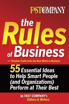 Fast Company The Rules of Business (eBook, ePUB) - Fast Company's Editors and Writers