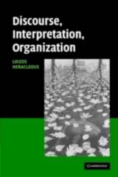 Cover Discourse, Interpretation, Organization (eBook, PDF)