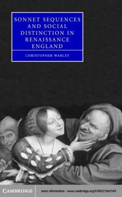 Cover Sonnet Sequences and Social Distinction in Renaissance England (eBook, PDF)