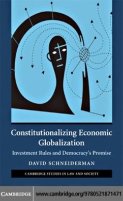 Constitutionalizing Economic Globalization (eBook, PDF) - Schneiderman, David